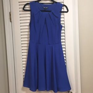 Royal blue dress